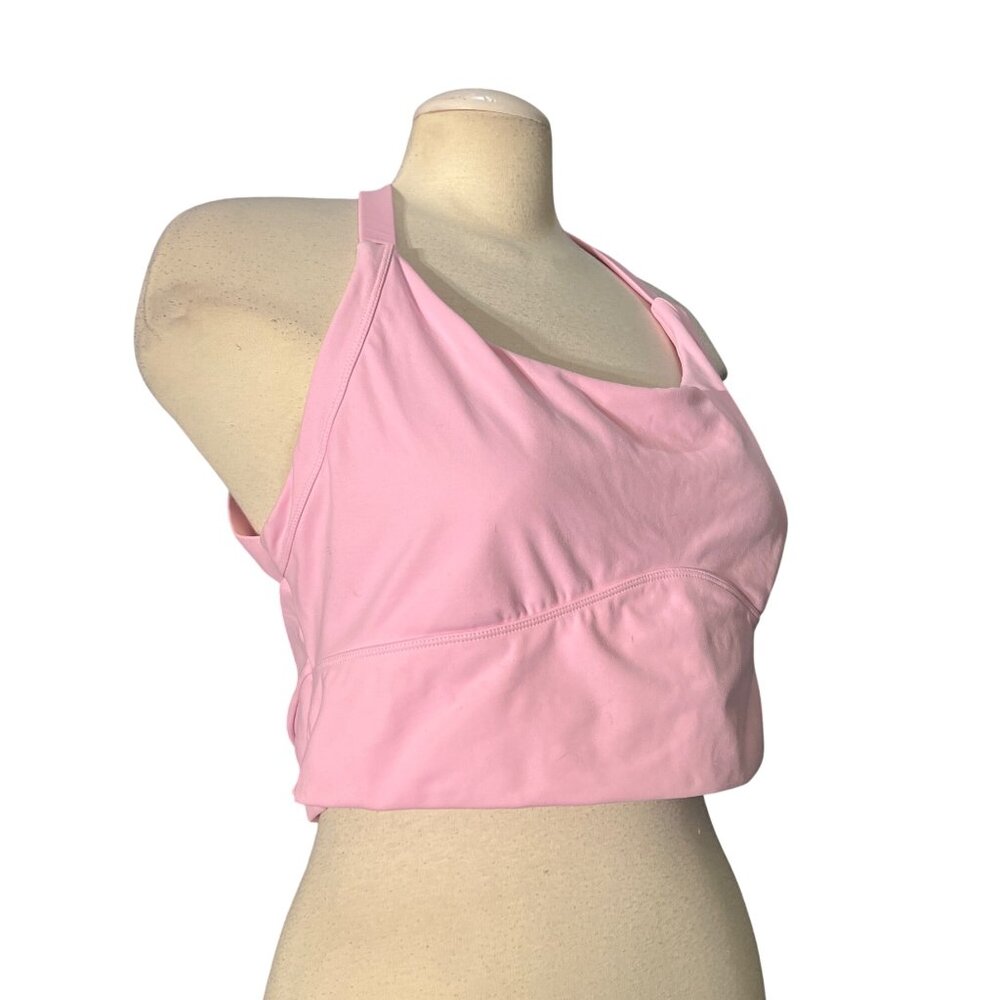 Halara Softlyzero Backless Cut Out Twisted Croppe… - image 3